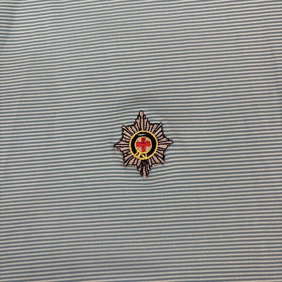 Peter Millar Summer Comfort Polo Golf Shirt XXL 2XL Coldstream Guards Golf Logo - Picture 6 of 10